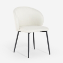 Chaise moderne pour salle à manger et cuisine en tissu design Kadim Modèle