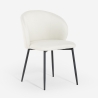 Chaise moderne pour salle à manger et cuisine en tissu design Kadim Modèle