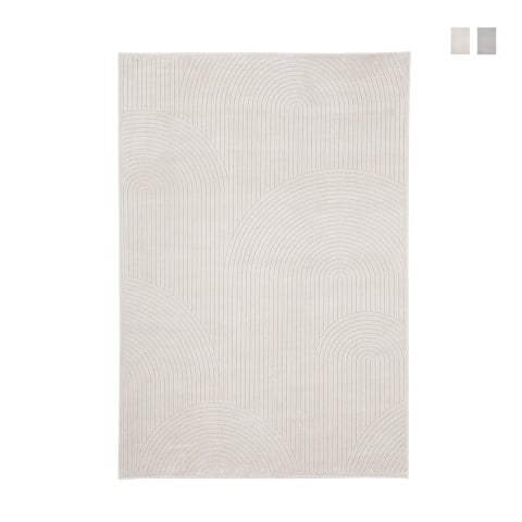 Tapis salon chambre à coucher en viscose et chenille 160x230cm Klab Promotion