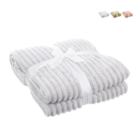 Plaid coperta 150x200 poliestere per camera da letto salotto Rachele Promozione