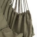 Fauteuil hamac de jardin en tissu avec coussin 100x130cm Juan Vente