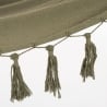 Hamac de jardin style bohème chic en coton et bois 200x100cm Juan Achat