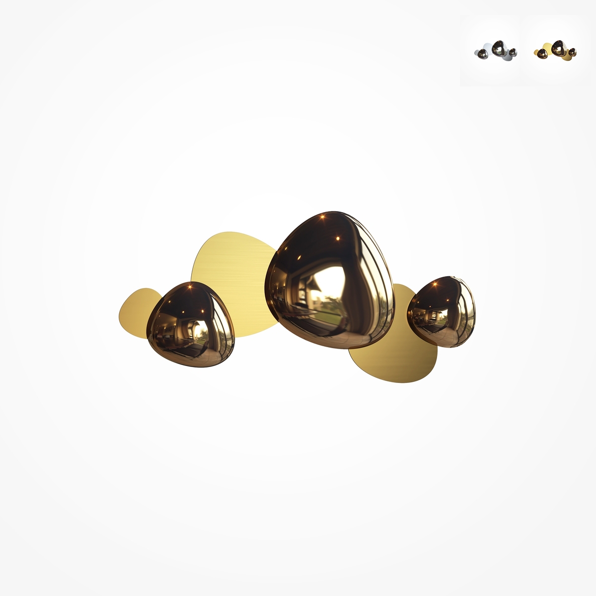 Applique LED design contemporaneo in metallo opaco e lucido Jack-Stone Promozione Applique LED design contemporaneo in metallo opaco e lucido Jack-Stone Promozione