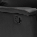 Poltrona Relax Reclinabile con Poggiapiedi in Similpelle Design Aurora 