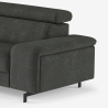 3-Sitzer Sofa modernes Design mit verstellbarer Kopfstütze Rouna Rabatte