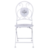 Ensemble table blanche avec 2 chaises pliantes d'extérieur Le Regole della Colazione Catalogue