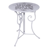Ensemble table blanche avec 2 chaises pliantes d'extérieur Le Regole della Colazione Remises