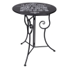 Ensemble table et 2 chaises pliantes d'extérieur en fer noir Pausa Perfetta Choix