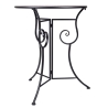 Ensemble table et 2 chaises pliantes d'extérieur en fer noir Pausa Perfetta Modèle