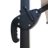 Ombrellone da giardino 3x3 in alluminio a palo laterale girevole Deluxe Saldi