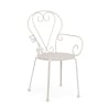 Stapelbarer Gartenstuhl im Shabby Chic Stil Bizzotto Etienne 