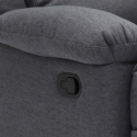 Klappbarer Schaukelsessel Relaxsessel mit Fußstütze Stoff Design Sofia Lagerbestand