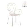 Stapelbarer Gartenstuhl im Shabby Chic Stil Bizzotto Etienne Aktion