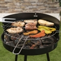 Barbecue à charbon avec grille réglable ronde Ø 38 cm Grato Vente