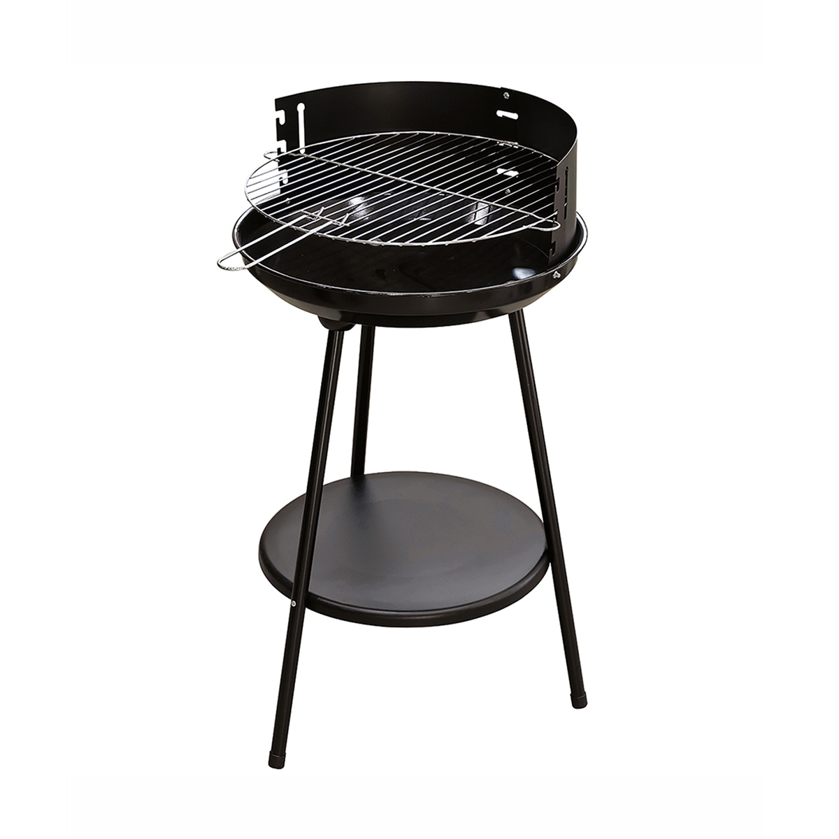 Barbecue à charbon avec grille réglable ronde Ø 38 cm Grato Promotion Barbecue à charbon avec grille réglable ronde Ø 38 cm Grato Promotion