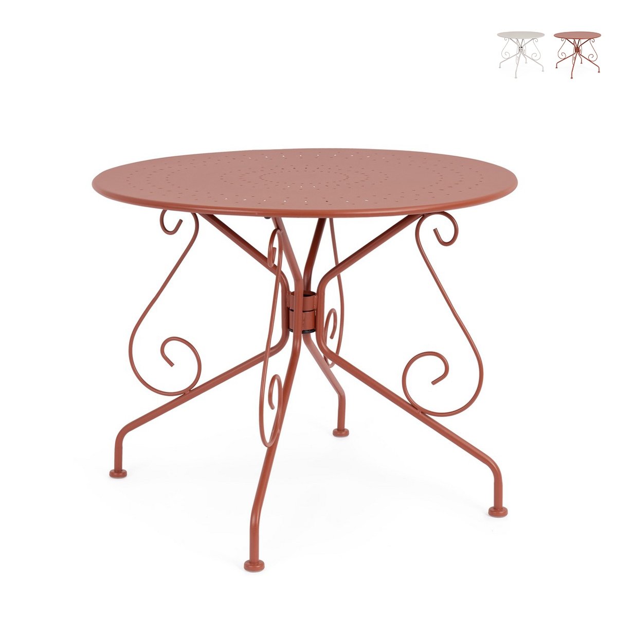 Table ronde de jardin 90 cm extérieur style Bizzotto Etienne Promotion Table ronde de jardin 90 cm extérieur style Bizzotto Etienne Promotion
