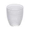 Set 6 bicchieri acqua in vetro decorato 325ml Roma Offerta