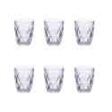 Ensemble de 6 verres à eau 340 ml en verre transparent Celine Promotion