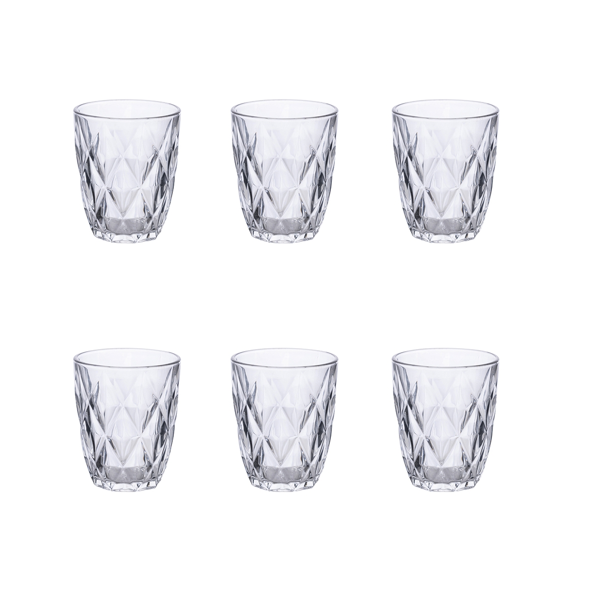 Ensemble de 6 verres à eau 340 ml en verre transparent Celine Promotion Ensemble de 6 verres à eau 340 ml en verre transparent Celine Promotion