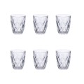 Ensemble de 6 verres à eau 340 ml en verre transparent Celine Promotion