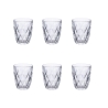 Ensemble de 6 verres à eau 340 ml en verre transparent Celine Promotion