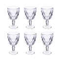 Set de 6 verres 340 ml en verre transparent Elizabeth Promotion