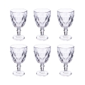 Set de 6 verres 340 ml en verre transparent Elizabeth Promotion