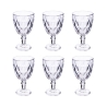 Set de 6 verres 340 ml en verre transparent Elizabeth Promotion