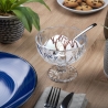 Set aus 6 Eisschalen 400ml aus klarem Glas Elizabeth Verkauf