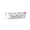 Set aus 6 Eisschalen 400ml aus klarem Glas Elizabeth Sales
