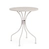 Table de jardin rond 60cm vintage shabby chic Bizzotto Lizette 
