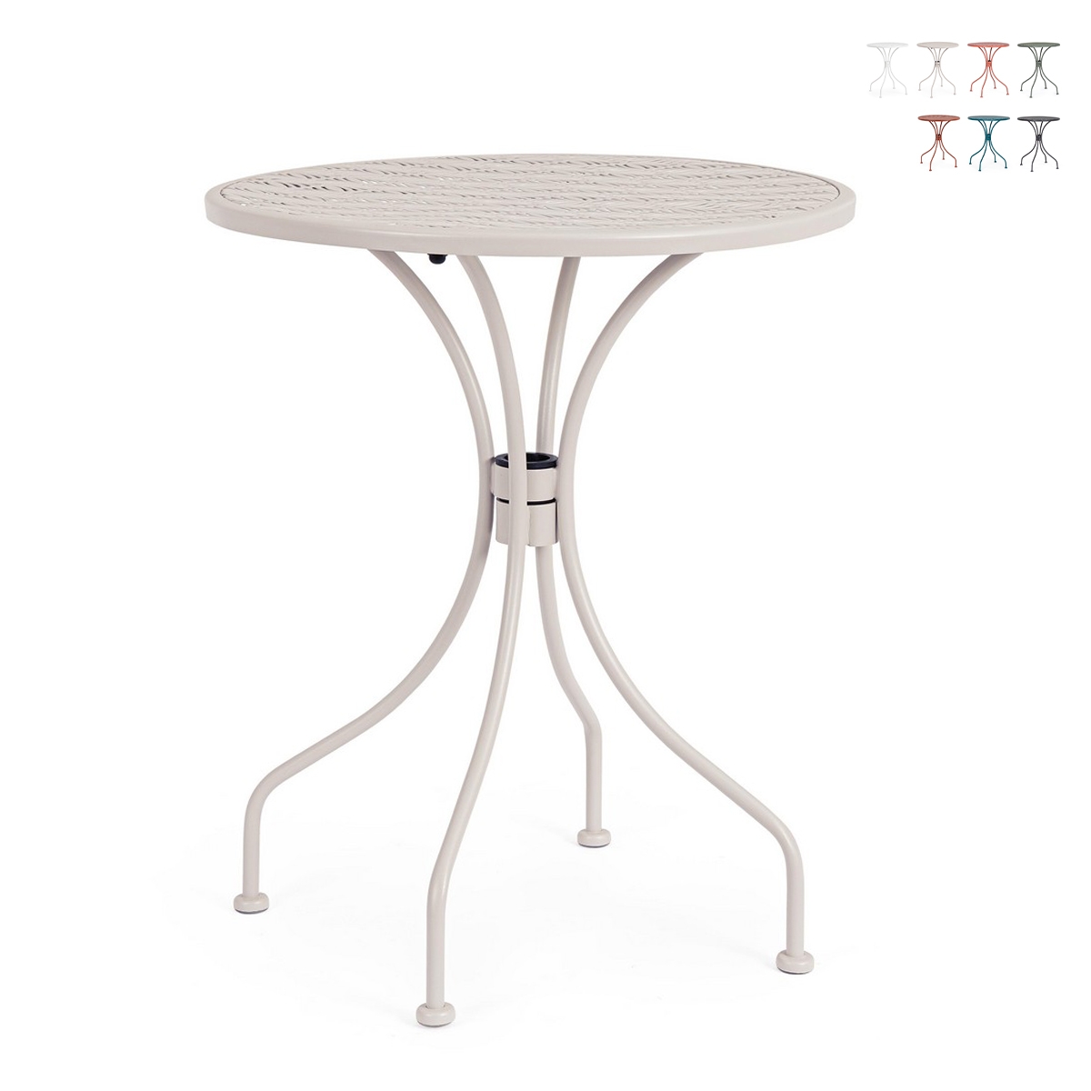 Table de jardin rond 60cm vintage shabby chic Bizzotto Lizette Promotion Table de jardin rond 60cm vintage shabby chic Bizzotto Lizette Promotion