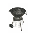 Runder Holzkohlegrill aus Stahl mit Deckel und Rädern Torka Lagerbestand