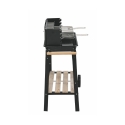 Holzkohlegrill mit Rädern und verstellbarem Grillrost 48x28cm Noxor Angebot
