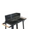 Holzkohlegrill mit Rädern und verstellbarem Grillrost 48x28cm Noxor Sales