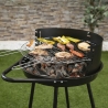 Pipra Holzkohle-Grill rund mit verstellbarem Grillrost Ø 48 cm und Rädern Angebot