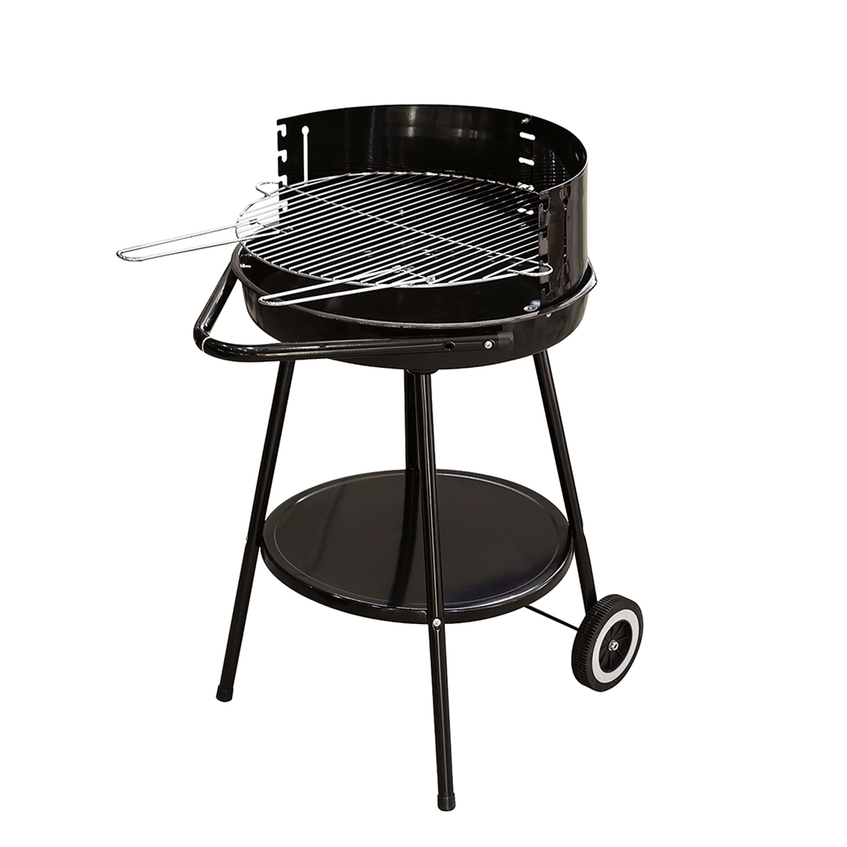 Pipra Holzkohle-Grill rund mit verstellbarem Grillrost Ø 48 cm und Rädern Aktion Pipra Holzkohle-Grill rund mit verstellbarem Grillrost Ø 48 cm und Rädern Aktion