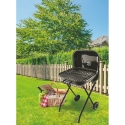 Holzkohlegrill mit Rädern und Deckel 49x83x47 cm Toska Angebot