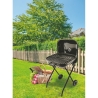 Holzkohlegrill mit Rädern und Deckel 49x83x47 cm Toska Angebot