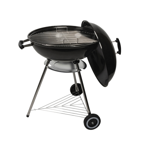 Runder Holzkohlegrill 55cm mit Deckel und Rädern Ardena Aktion