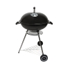 Barbecue a carbonella rotondo griglia 55cm con coperchio e ruote Ardena Offerta