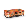 Barbecue au charbon avec couvercle, roues, 2 tablettes en bois Matambre 