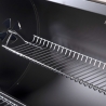 Barbecue au charbon avec couvercle, roues, 2 tablettes en bois Matambre Dimensions