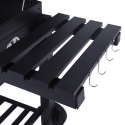 Barbecue au charbon avec couvercle, grille réglable et roues Grilla Choix