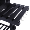 Barbecue au charbon avec couvercle, grille réglable et roues Grilla Choix