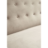 Canapé 2 places en tissu effet velours vintage taupe Zelto Vente