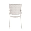 Chaise de jardin empilable avec accoudoirs en acier Bizzotto Lizette 