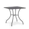 Table de jardin carré en acier 70x70x71cm Bizzotto Kelsie Caractéristiques