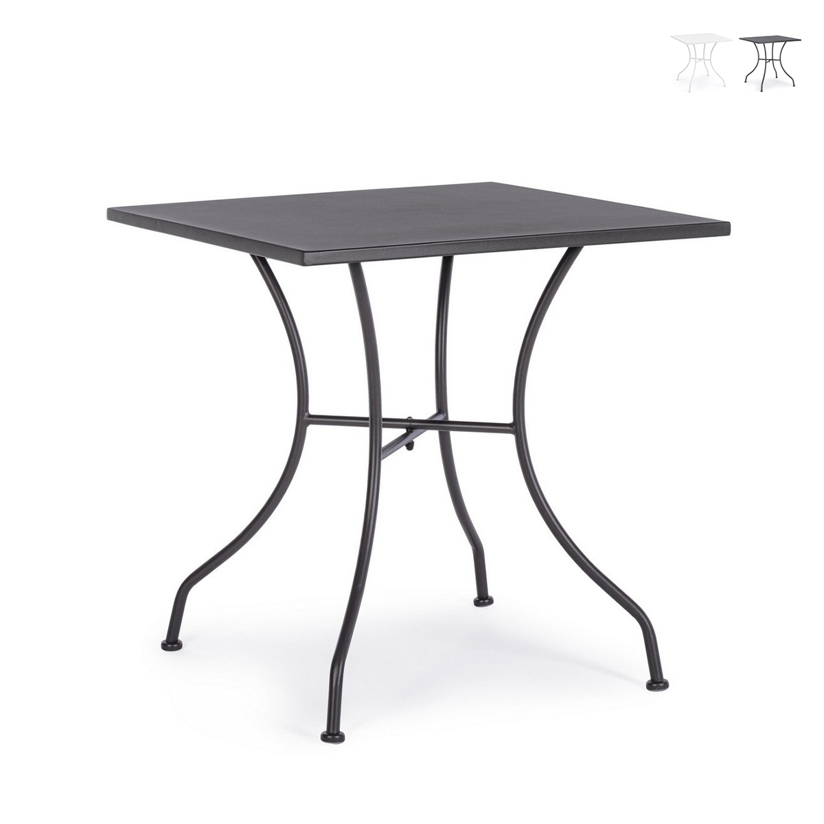 Tavolo da esterno quadrato in acciaio 70x70x71cm Bizzotto Kelsie Saldi Tavolo da esterno quadrato in acciaio 70x70x71cm Bizzotto Kelsie Saldi