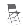 Chaise d'extérieur pliante en acier et textilène Bizzotto Martinez Achat